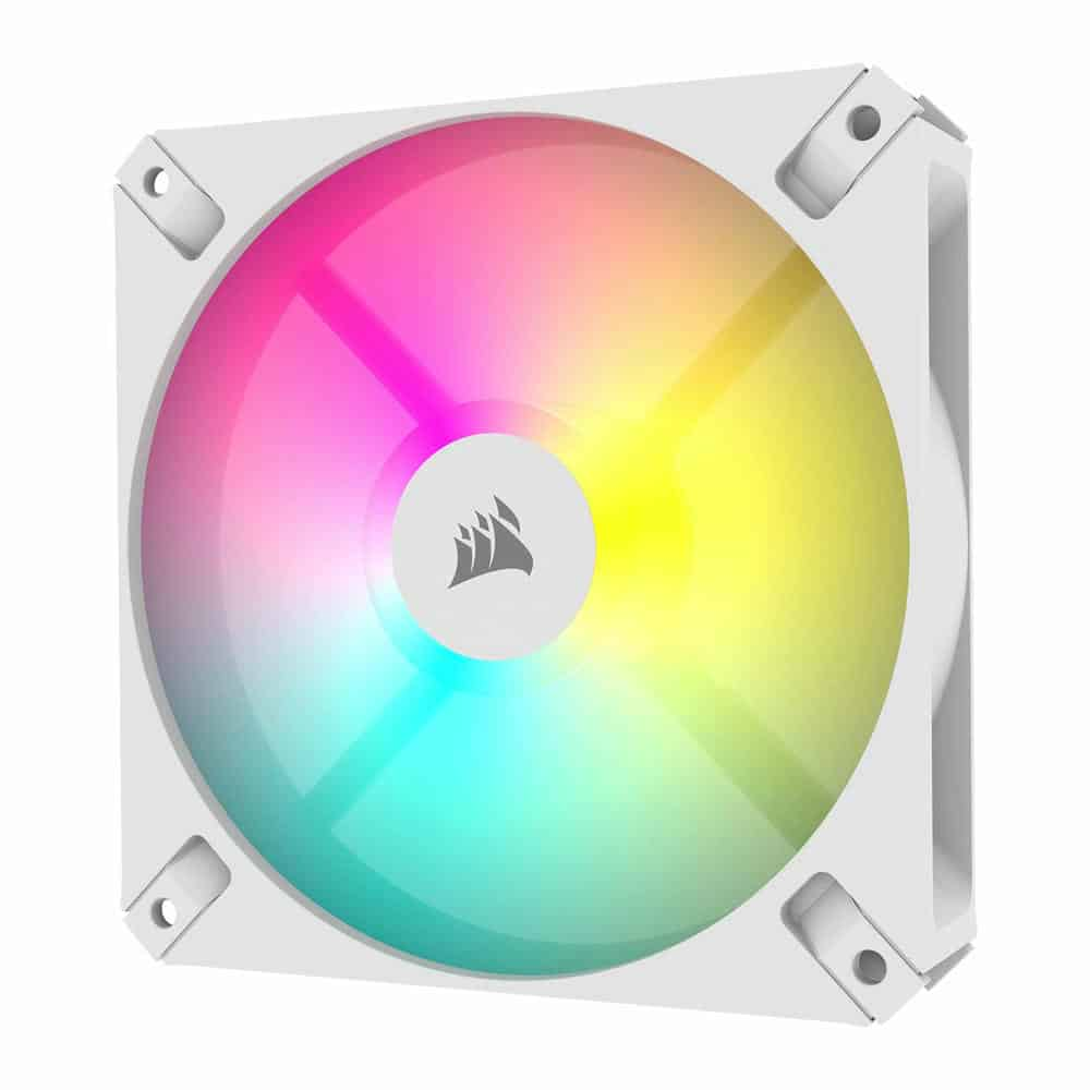 (image for) Corsair AR120 RGB White Triple Pack 120mm PWM Fans